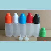 Packflaschen schneller Softstil -Nadelflasche 5/10/15/20/30/50 ml Plastik Droper Child Proof Caps ldpe e ​​Cig J otqut