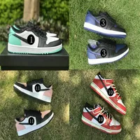 2022 boots 1 Low Golf Copa men women kids basketball shoes 1s OG Mystic Navy big boy youths sports shoe Bleached Coral sneakers youth S2440