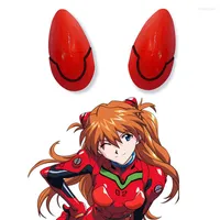 Party Supplies 1 Pair White Anime Hair Clips Asuka Langley Soryu Hairpins Ayanami Rei Headwear Japanese Cosplay Accessories Hairwear