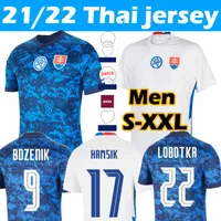 2021 2022 Slovakia soccer jerseys BOZENIK SKRINIAR SKRTEL LOBOTKA HAMSIK 21 22 Home biue away white national team Football shirts Thailand m