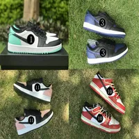 2022 boots 1 Low Golf Copa men women kids basketball shoes 1s OG Mystic Navy big boy youths sports shoe Bleached Coral sneakers youth S234P