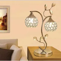 Lâmpadas de mesa modernas lâmpada simples de cristal personalidade criativa sala de estar jantar quente quarto de cama de cabeceira