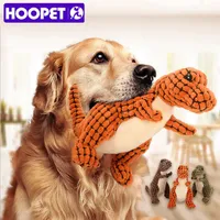 Hoopet Dog Toy Sound Teddy chiots résistants aux jouets de animaux de compagnie interactifs molaires LJ201028254I