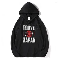 Les sweats à capuche masculins dépassent le coton tokyko japon unisexe décontracté streetwear cool hommes sweats à capuche
