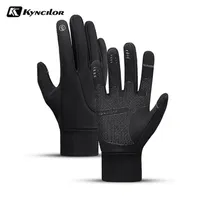 Cinco dedos Guantes de guantes Mujeres Invierno impermeable tibia térmica táctil Touch pantalla táctil deportes al aire libre que corría snowboard 220921