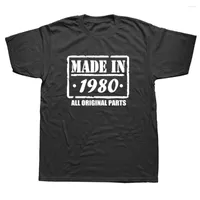 Camisetas masculinas feitas em 1980 Todas