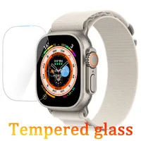 Tempered glass transparent clear screen protector 49mm Films cover 45MM for watch ultra 8 6 SE Samsung watch5 Smartwatch