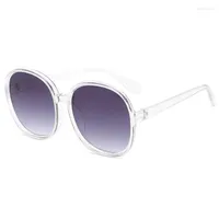 Sunglasses Vintage Oversized Square Women Brand Designer Round Retro Black Frame Men Sun Glasses For Female UV400 Shades