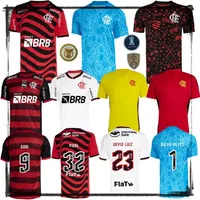 2022 Flamengo Futbol Forması 22 23 Flamenko Evde 3. Camisa Futebol Gabi David Luiz Diego Gabriel B B.Henrique Vidal De Arrascaeta Pedro Isla Erkek Futbol Gömlek