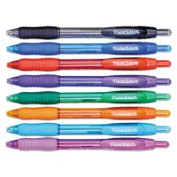 Ballpoint Pens 1960662 Profile Retractable Pen Assorted Ink Bold 8/Set Drop Delivery 2022 Soif Amnsb