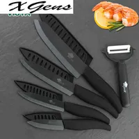 Kitchen Knives Cook Set Ceramic Counves Cook Set 3 4 5 6 pouces Zirconia Céramique Black Blade Cuisinage Pariant Fruit CHEF COUBLES255U