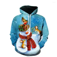 Men&#039;s Hoodies 3D Christmas Sweatshirt Men/Women Hoodie Santa Claus Costume Tree Oversized 6XL Couple Sweater Kids