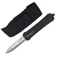 Allvin Manufacture A162 Auto Tactical knife 440C Double Action Spear Point Blade EDC Gear With Plastic Box Package Xmas Gift254U