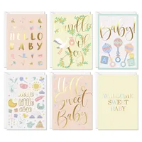 Greeting Cards Unisex Baby Shower Card Girl And Boy Pack Set Of 24 Boxed Envelopes For 4X5 5 New Note Drop Delivery 2022 Brhome Amfxv