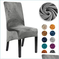 Stoelhoezen 1/2/4/6 stcs Veet stof stoel ER XL maat lange rug s wasbare stoel cuhsion voor woonkamer kantoor wo