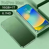 i14 pro max cell phones 6.8inch android phone show 16GB RAM 1TB ROM mtk6889 7800MA Camera 48MP 108MP Dual SIM Dual Standby