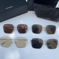 Sunglasses Gentle Monster For Men Women Vintage Designer Trending Products UV400 DIANE Brown Square GM Sun Glasses