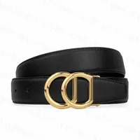 Fashion Mens Belt Classic Greatine Leather Beltes pour l'homme femme Gold Smooth Buckle 6 Facultatif