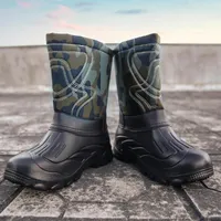 Boots Hiver High Labor Insurance Men's Men's Anti-Smash Anti-Piercing Steel Toe Cap Usure de s￩curit￩ Site de travail Chaussures Coton