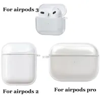 Fones de ouvido para airpods 2 pro vagens ar 3 airpod fones de ouvido acessórios de silicone sólido capa de fone de ouvido de proteção maçã caixa de carregamento sem fio AP2 AP2 AP3