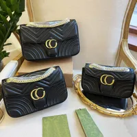 Ladies Fashion Luxury Designer Bag Leather Handbag Messenger Bag Chain Shoulder Green