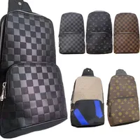 Роскошные мужские сумки для плеча модельер -дизайнер пакет с мешковыми сумками кожа Cathers Classic Check Letter