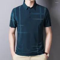 Мужские футболки мужская футболка мужская одежда 2022 летняя корейская сплошная лацка