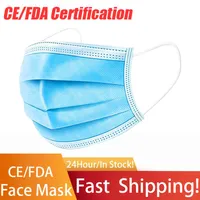 In Stock Disposable Face Mask 50pcs 3-Layer Protection and Personal Health with Earloop Mouth Sanitary305n