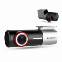 DVRS Sameuo Dash Cam 4K Câmera Auto Front e traseira WiFi Dashcam 2160p Gravador de vídeo App Night Vison 24H Carro de estacionamento DVR 0923