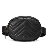 Waist Belt Bag Women Rivets Lions Fanny Pack Bags Luxury Fashion Velvet Leather Handbag Red Black Beige Hight Quality204J