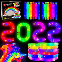 Party Decoration Pop Tubes Glow Sticks Favors Large Sensory Fidget Toys In The Dark Supplies Birthday Goodie Bag Stuffers Drop De Soif Amha7
