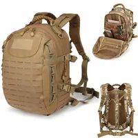 Backpack Men's Men's 25L Tactical Military Outdoor Clambing Randing Sport Rucksack School Sac de voyage Pack de camping pour femmes masculines
