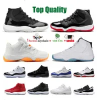Casual Shoes Top Quality Jubilee 25th anniversary mens 11 11s basketball shoes bred space jam legend blue platinum tint heiress black pinnacle grey menQD1J