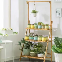 Mehrschichtiger Topfpflanzenlagerstange Blumenkind -Stand Leiter Pflanzenhalter für Zuhause