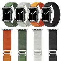 Sport Red Alpine Loop Strap for Apple Watch Band 49mm 45 41 44 40 Nylon Bracelet iwatch series Ultra 8 7 SE 6 5 4 3