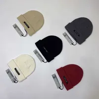 FOG Thread Hat Trendy ins Big Head Waist Hip Hop Cold Men and Women Knitted Hat Couple Versatile Solid Color Guapi Hats