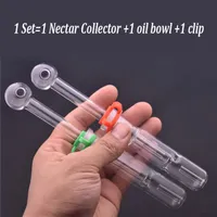 Set Glass Oil Burner Bong Hookahs with 14mm Male Glass Oil Burner Pipes Wax Oil Concentrate Dab Straw Rig Wholesale Dhl Free Cheapest