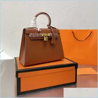 Other Bags 2021 Designer Ladies Totes Leather High Quality Fashion Handbag Shoder Crossbody Bag 7 Colors Size 25Cm Drop D Ot1Rc