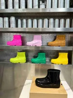 Australia Australian Designer Fashion Rain Boots Womens Candy Color Casual Shoes Classic Plus Velvet Platform Water Proof Rubber Ankle Ladies 35-40 W7 i25g#