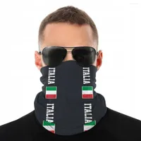 Scarves Italian Flag Half Face Mask Men Women Fashion Neck Gaiter Seamless Bandana Protective Headband Biking Climbing