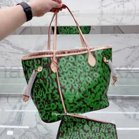 fashion designer bag 2pcs set Totes high quality on the go mm Women bag handbags luxurys designers Lady Letter Print Shoulder Bags color