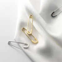 Xiha 925 Sterling Silver Hoop Ohrringe f￼r Frauen Sicherheitsnadel Ohren Mode Schmuck 2021291e