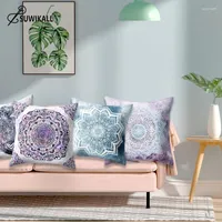 Pillow Case Mandala Pattern Collection Decorative Home Pillowcase Square Office Decor Cushion Cover