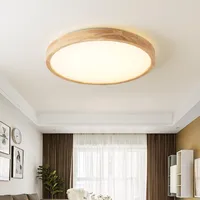 Ceiling Lights Modren Ultrathin Wood Light Lamparas De Techo Led Lamp For Living Room Bedroom Kitchen Fixture Luces