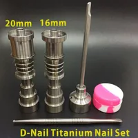 Super Highly Glass Bong 3PCS Set Accessory Domeless Titanium Nail & Carb Cap And Titanium Dabber 332S
