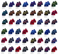 2022 New Unisex Beanies Man Women Warm Winter Sports All Teams Baseball Knitted Knitting Sports Ski Hat Beanie Turtleneck Cap Mix Order