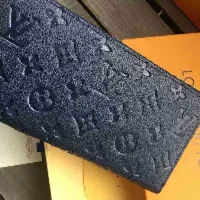 Wallets Luxury Brand Bags Bag 100% Original Black Zip Long Wallet Men Diamond Embossed Cowhide Material 8 Credit Card Slots 3 Large Handbag