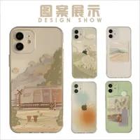 Canvas Silicone Cases FIT iPhone 14 13 12 Pro Max Cover TPU Fundas Protective iPhone 14 Plus Case DHL