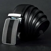 Belts mens Genuine Leather Black Belts men Automatic buckle Gold Buckle designer fashion brand Business Waist Belts 262F
