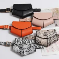 2021 Summer Ladies PU Leather Belt Bag women Mini Disco Waist pack handbags chest3145